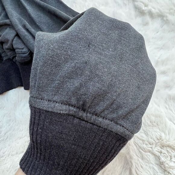 Bilancioni Zip Up Sweater Jacket Silk Wool Blend Dark Charcoal Gray size 52 - Picture 5 of 13